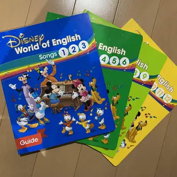 DWE 월드 오브 잉글리쉬 Songs Guide, 4권 세트