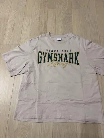 GYMSHARK 베이지 티셔츠 L 사이즈