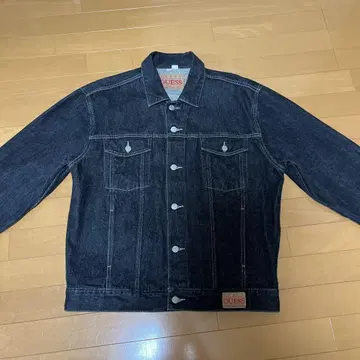 Guess 데님 자켓 블랙