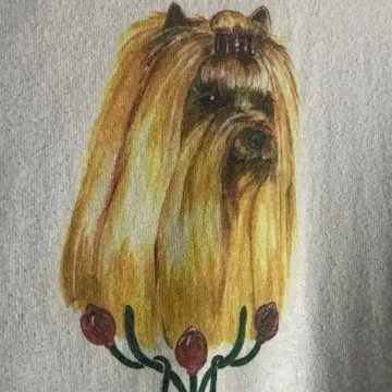 USA 빈티지 미국 강아지 개 티셔츠 빈티지 90s Tee