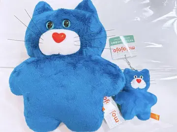mojojojo BIG 봉제 인형 3 파랑 고양이 마스코트 세트