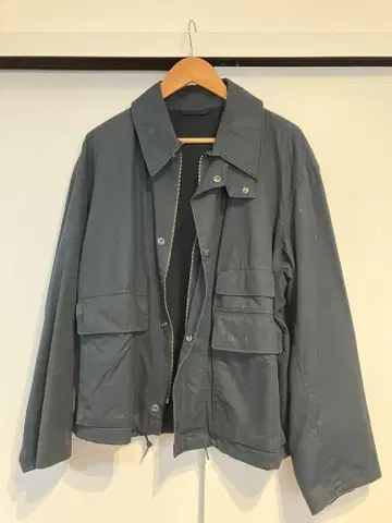 그레이 프론트 오픈 자켓