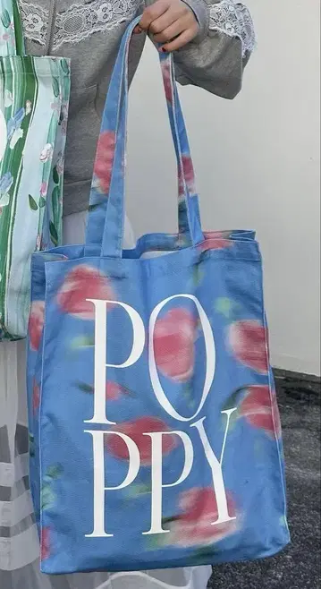 POPPY 꽃무늬 토트백