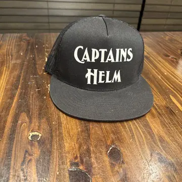 CAPTAINS HELM 블랙 트래커 캡 캡틴헬름 아메카지