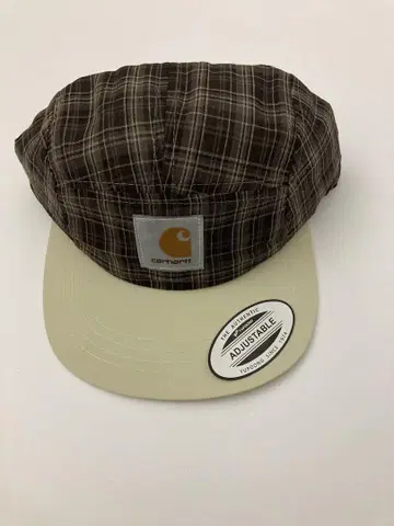 Carhartt 체크 무늬 캡 조정 가능