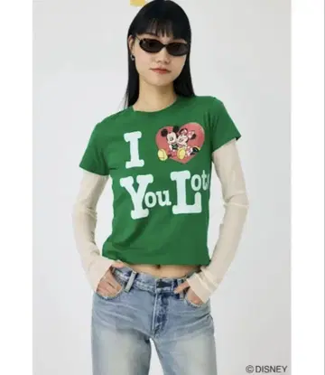 MOUSSY MD I LOVE MM 티셔츠