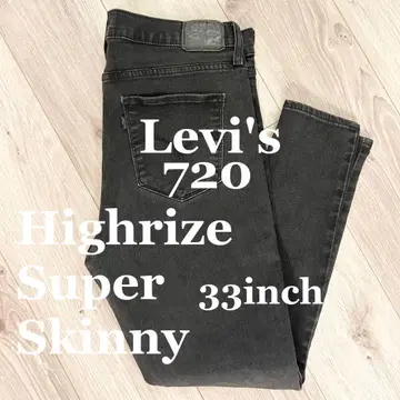 Levi's 720 하이라이즈 슈퍼 스키니 데님 33inch