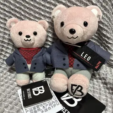 LEO 곰 봉제 인형 2개 세트