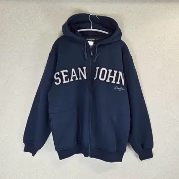새상품급 SEAN JOHN 로고 집업 후드티 후디 size M