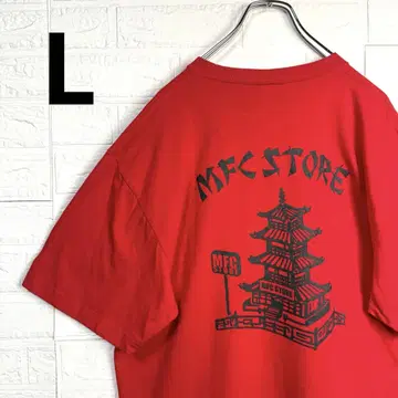 [컨디션 최상] MFC STORE 백 프린트 일본풍 T셔츠