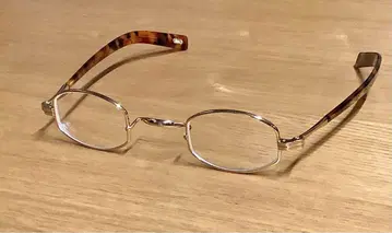 lunor 르노아 안경 통형 코받침 없는 골드