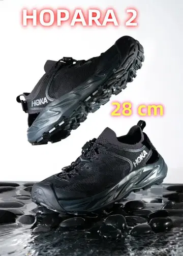 새상품 호카오네오네 HOPARA2 호파라 블랙 샌들 28cm