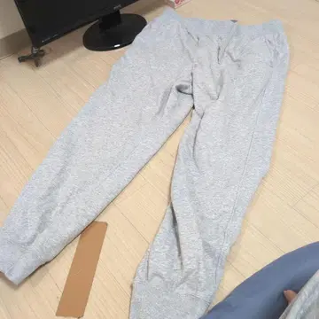 그레이 스웨트 팬츠 남성용