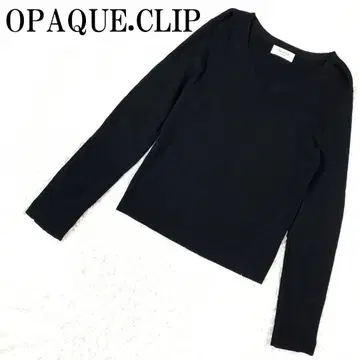 OPAQUE.CLIP 오페크 클립 니트 블랙 M B7579
