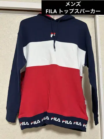 남성용 FILA 상의 후드티