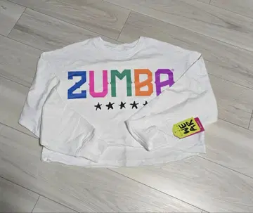 ZUMBA 컬러풀 크롭 맨투맨 XS 긴팔