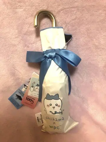 차광 치이카와 칭찬 리본 양산 접이식 Wpc. pp 컬러 백 포함