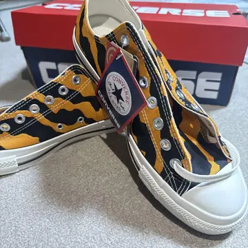 새상품 미사용 CONVERSE 컨버스 제브라 올스타 오렌지 신발