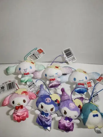 산리오 크림 소다 마스코트 7점