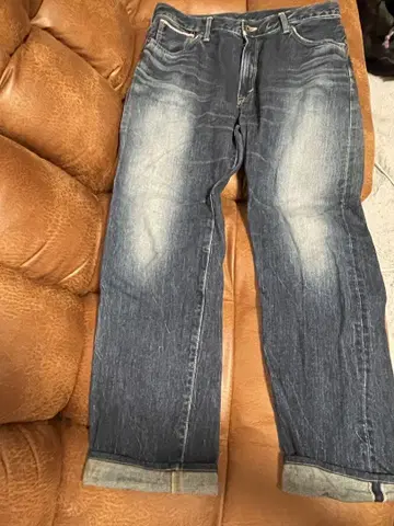 EDWIN 505 S 데님 W36 빨간 귀