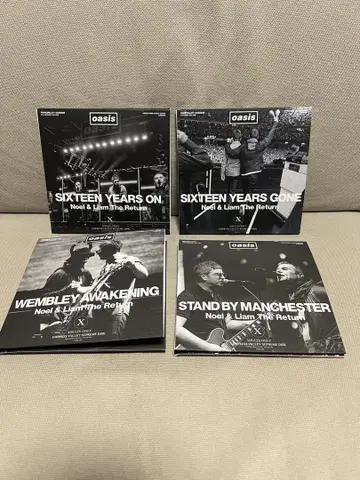 oasis Live'25 관련 CD 8매 세트