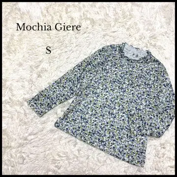 [ Mocka giene ] 모카  리버티 프린트 블라우스 S 화이트