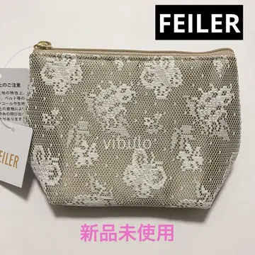 FEILER 페일러 하이디 파우치 화이트 레이스