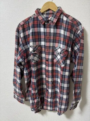 Dickies 체크 무늬 플란넬 셔츠 X-LARGE