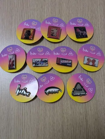 hide CD 자켓 & 로고 컬렉션 핀즈 캡슐 총 10종 3