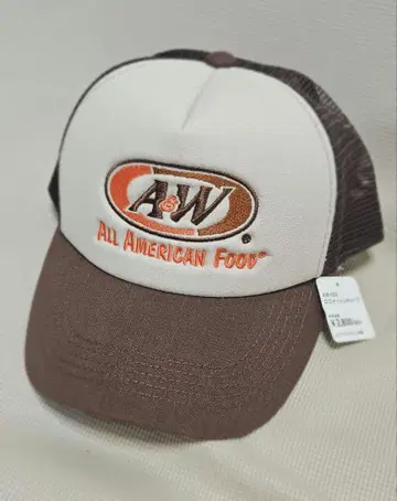 새상품 미사용 택 포함 A&W 메쉬 캡 브라운