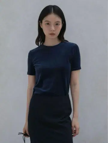 OHOTORO Velor Half Sleeve Top