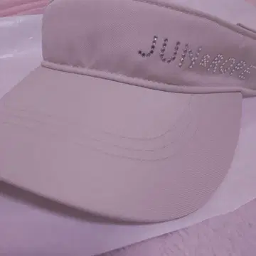 새상품 준 앤 로페 골프 바이저 큐빅 로고 여성용