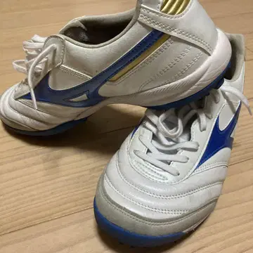 Mizuno Morelia 엘리트 화이트/블루 인조 잔디용