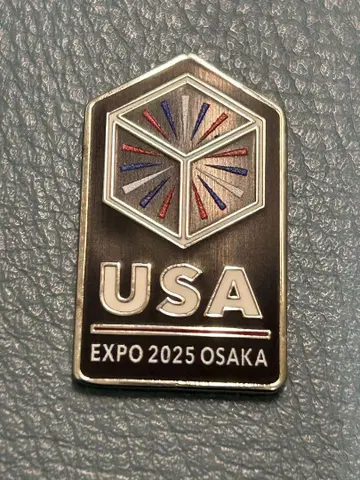 USA EXPO 2025 오사카 핀 배지