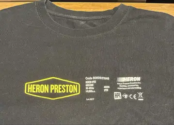 Heron Preston 헤론 프레스톤 MELTED 티셔츠