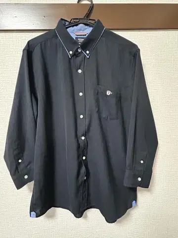 BEAMS 네이비 긴팔 셔츠 XL (7부)