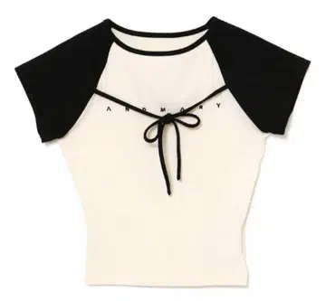 andmary Alma ribbon tops ivory