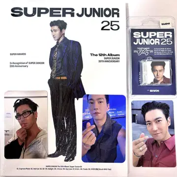 [혜택 포함] 'SUPER JUNIOR25' 포토북 + SMini 시원3