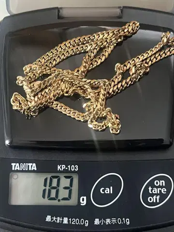 k10 10k 10금 목걸이 18.3g 아발란치 AVALANCHE