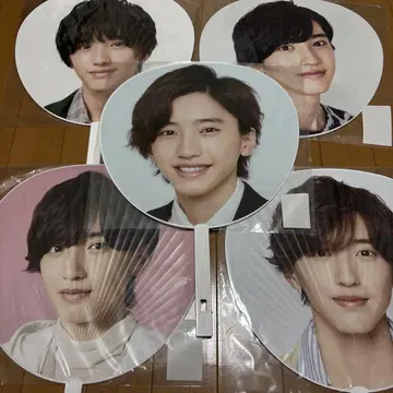 나니와단시 미치에다 슌스케 부채 5개 세트