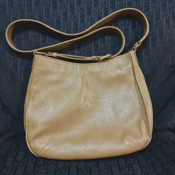 베이지 가죽 숄더백 키타무라 kitamura