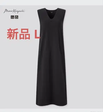 새상품 Mame Kurogouchi 유니클로 에어리즘 코튼 브라 원피스