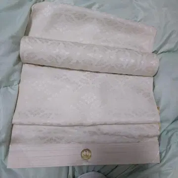 화이트 순수 실크 쥬반지 한 필 미사용품