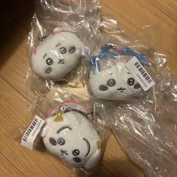 치이카와 미니 동전 지갑 리본 3세트 치이카와 하치와레 토끼