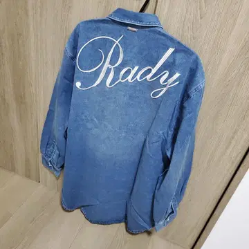 Rady 뒷면 로고 데님 셔츠 자수