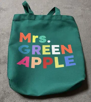 SS석 한정 미세스 Mrs. GREEN APPLE NOAH 토트백