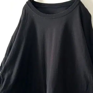 올드 헤인즈 Hanes 플레인 무지 티셔츠 XL 블랙 구제 의류