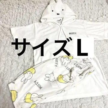 C [미사용 새상품] 택 포함 미피 상하의 룸웨어 파일 원단 사이즈 L