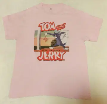 빈티지 TOM and JERRY 티셔츠 반팔 L