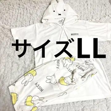 [미사용 새상품] 택 포함 미피 상하의 룸웨어 파일 원단 사이즈 LL